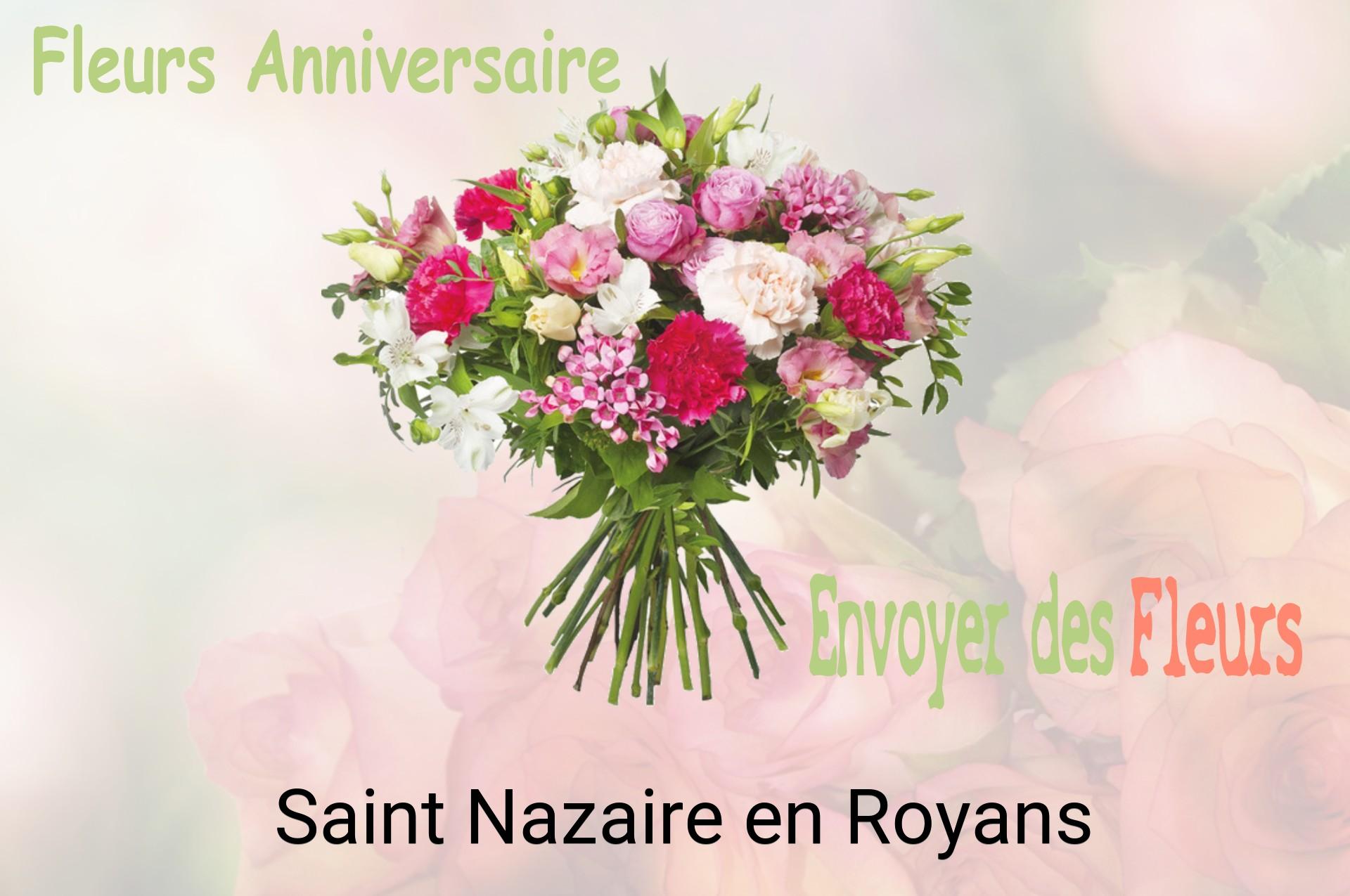 Bouquet de fleurs d’anniversaire livré à Saint-Nazaire-en-Royans